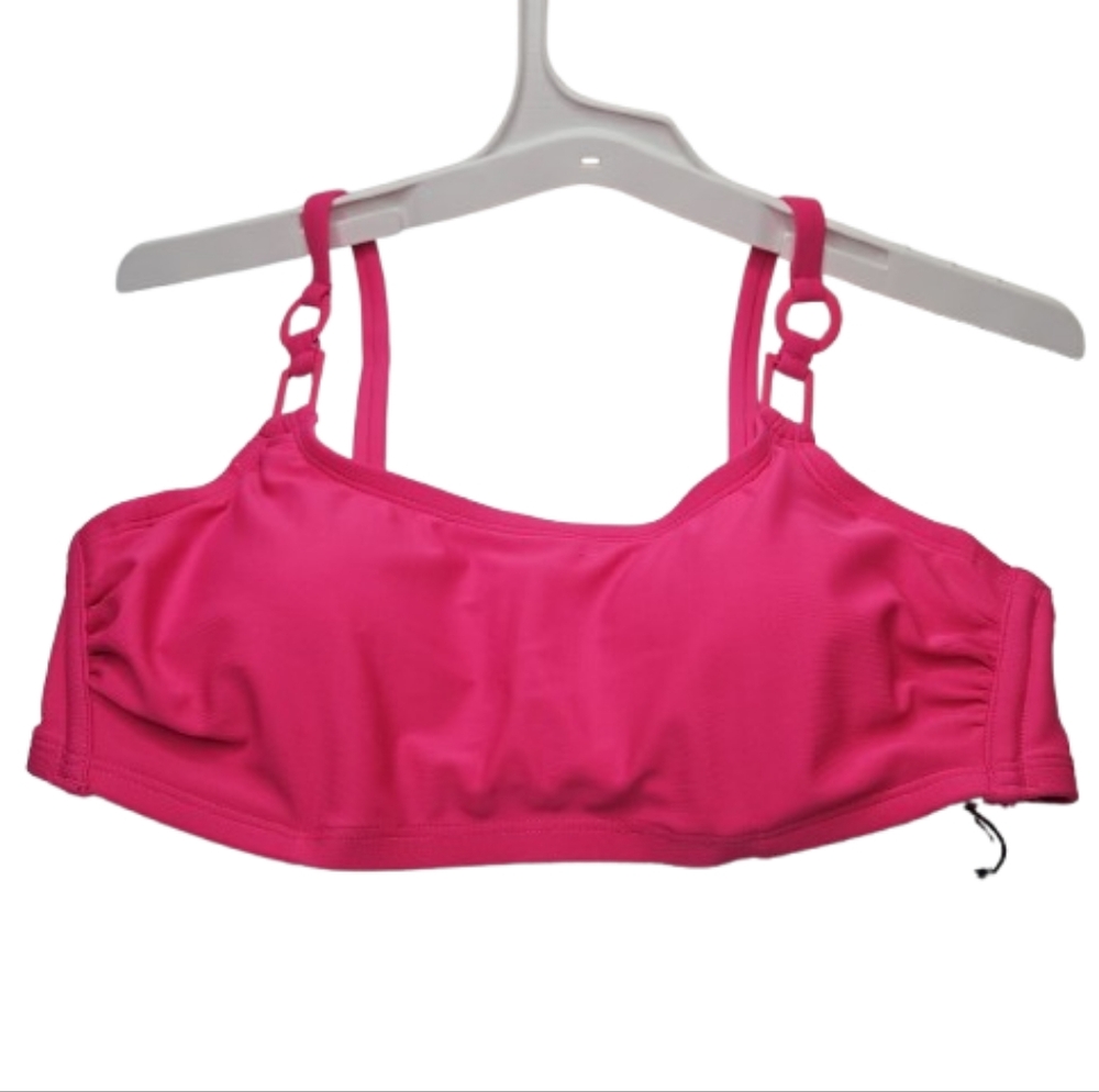 Shade & Shore Bikini Top Womens Ajustable & Removable Pads Chic Sweetheart Cute